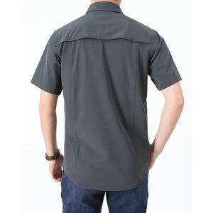 เสื้อช่างปักลายโพลีเอสเตอร์แบบกำหนดเอง พร้อมโลโก้บริษัท แถบสะท้อนแสง ดีไซน์มองเห็นได้ชัดเจน คุณภาพดีที่สุด - Product Image 5