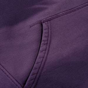 Nueva moda oscuro 100% algodón polar lavado Sudadera con capucha afecta diseño personalizado DTG sudaderas con capucha para adultos serigrafía Color sólido hombres - Product Image 4