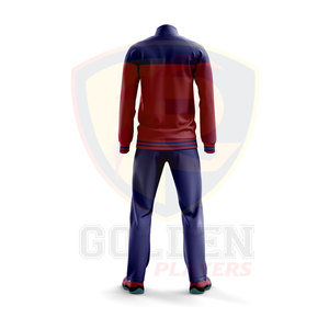 Golden Players Moda Propia Marca Borgoña/Color azul Chándal Hombres 100% Alta calidad Diseño de logotipo personalizado Chándal - Product Image 2