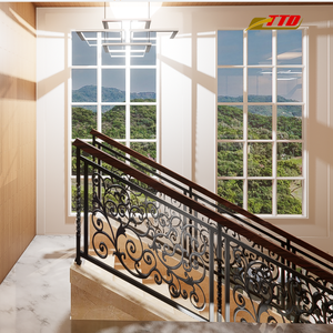 Rampes d'escalier en fer forgé de haute qualité et pièces pour villas et maisons de luxe Conception de balustrades et mains courantes intérieures - Product Image 2