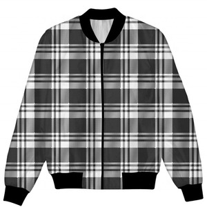 Custom Plaid New Design Pattern Varsity <b>Jackets</b> Baseball <b>Jackets</b> Unisex Bomber <b>Jacket</b> - Product Image 2