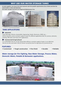 Réservoirs d'eau de protection contre les incendies fabriqués par ZnAl Réservoir de panneau boulonné préfabriqué - Product Image 6