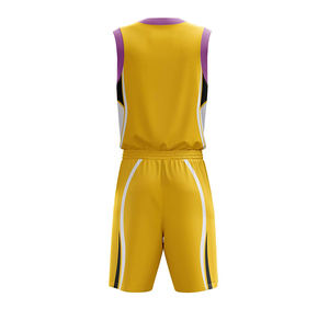 Ensembles d'uniformes de basketball pour enfants unisexes, grande taille, respirants, antibactériens, anti-UV, séchage rapide, haute qualité, personnalisables - Product Image 4