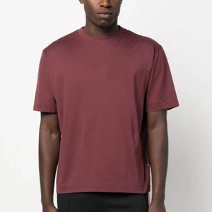 T-shirt personnalisé pour homme par le fabricant, t-shirts en microfibre 50/50, poids lourd - Product Image 4