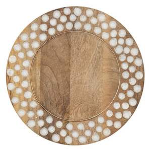 Vente en gros de produits populaires pour la décoration de la maison et de la cuisine Prix raisonnable Assiettes de présentation rondes en bois Prix abordable - Product Image 1