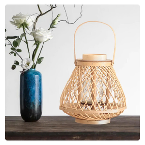 ¡Chic y elegante! FAROLAS MODERNAS DE BAMBÚ-ILUMINE SU HOGAR - Product Image 2