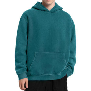 Sweat-shirts à capuche pour hommes de haute qualité, impression numérique, lavage à l'acide, streetwear, vente en gros, personnalisables, respirants, imprimés, basiques - Product Image 2