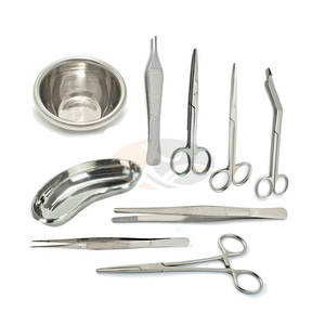 Juego de Instrumentos Quirúrgicos Manuales Reutilizables de Acero Inoxidable con Pinzas para Vendajes de Alta Calidad para Médicos, Enfermeras y Hospitales - Product Image 1