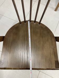 Chaise De Cafe Material Roble Diseño tradicional Madera natural Granja Villa Fresno Madera Correo Embalaje Sofá Silla - Product Image 4