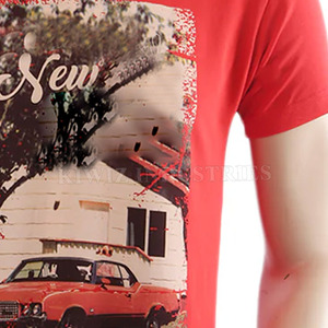 T-shirts imprimés de haute qualité en coton/polyester T-shirts imprimés confortables pour l'extérieur en nouveau stock - Product Image 5