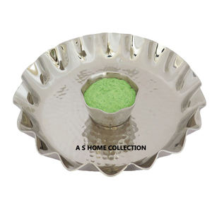 Dernière demande Haute qualité Chip and Dip Plat de service Snack Fait à la main en aluminium Métal cuivré bol fini - Product Image 4