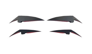 Cuchillo de viento de parachoques delantero mejorado de <span class=keywords><strong>4</strong></span> piezas para <span class=keywords><strong>BMW</strong></span> Serie 3 G20 G28 <span class=keywords><strong>LCI</strong></span> <span class=keywords><strong>2023</strong></span> + modelos compatibles <span class=keywords><strong>2023</strong></span> + - Product Image 2