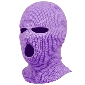 Masque de balaclava intégral d'hiver personnalisé en gros, bonnet tricoté, couvre-visage, sports de plein air, cyclisme, balaclava tricoté - Product Image 2