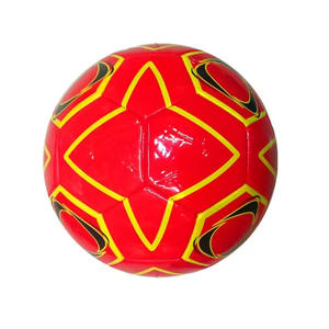 Balones de fútbol Rexine de Material PU PVC de alta calidad, Fútbol cosido a mano, superventas, logotipo personalizado y colores al por mayor - Product Image 1