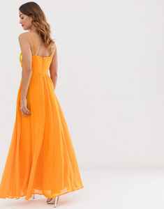 2023 primavera personalizado Floral Casual amarillo Maxi vestido para mujer diseñador largo bordado fiesta desgaste mangas más tamaño-pedido modelo - Product Image 2