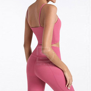 Ensembles de yoga pour femmes Tissu doux Ensemble de yoga pour femmes à vendre avec logo personnalisé - Product Image 4