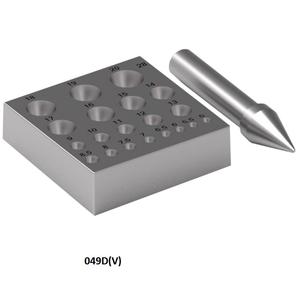 Outils de fabrication de bijoux ronds Set de poinçons de lunette et de formage - Product Image 1