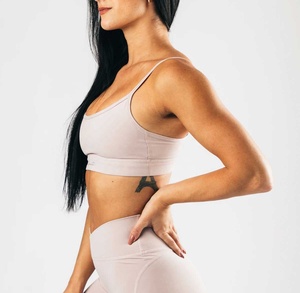 Sujetador deportivo de realce con espalda cruzada de nuevo diseño para mujer - Product Image 1