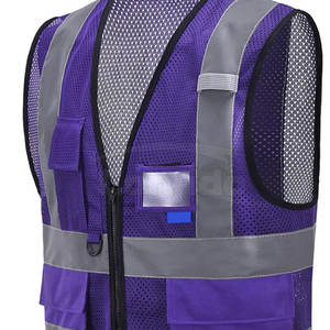 Chaleco de Seguridad Resistente para Hombre, con Franjas Reflectantes de Alta Visibilidad, Transpirable, Ligero, para Trabajo Industrial y de Mantenimiento al Aire Libre - Product Image 6