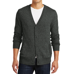 Cárdigan de color personalizado para hombre, suéter de lana tejido con botón, cárdigan de alta calidad - Product Image 2