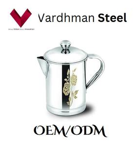 Jarra de Agua de Acero Inoxidable en Oferta, Diseño Clásico, Anticorrosión y Segura para Agua Hirviendo, Lista para Fiestas, con Tapa con Bisagras y Asa - Product Image 5