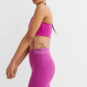 Leggings Deportivos para Mujer, Cintura Alta, Elásticos, Sólidos, con Encaje, Transpirables, Ecológicos, Sin Costuras - Product Image 4