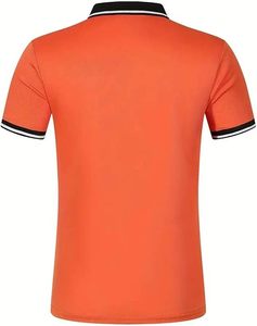 Imprimé anti-boulochage 100 pour cent coton grande taille polo pour hommes Boutique d'été chemise POIO pour hommes avec revers à manches courtes - Product Image 2