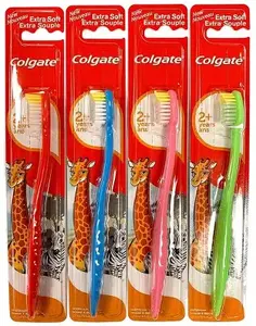 Cepillo de Dientes Colgate Jungle Kids 5+ con Cerdas Medianas - Cepillo de Dientes para Uso Doméstico, Blanqueador y Anti-Caries - Product Image 3