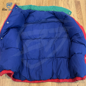 Conceptions OEM personnalisées gilet bouffant décontracté pour hommes 100% polyester rempli vêtements d'extérieur d'hiver Streetwear chaud multicolore veste à bulles - Product Image 4