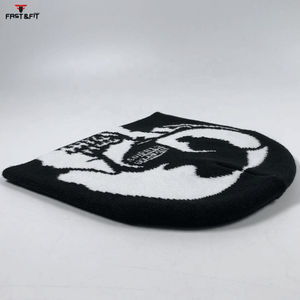 New Design High Quality Breathable Waterproof Cotton 3D Embroidery <b>Fleece</b> Fabric Winter <b>Beanies</b> Caps Custom Logo Unisex <b>Beanie</b> - Product Image 4