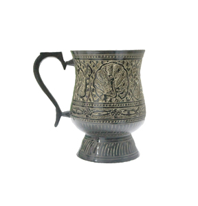 Handmade 100% Pure Brass Beer Stein Unique Tankard Look 18 oz Ice Cold Beer/Moscow Mules for Mugs Gift <b>Cup</b> Design - Product Image 1