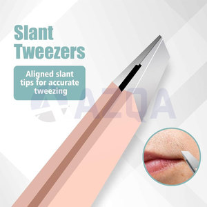 Premium Quality Stainless Steel <b>Blackhead</b> Remover Acne <b>Tool</b> Kit Tweezers Comedone <b>Extractor</b> Set with Storage Case - Product Image 4