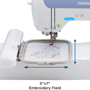 Máquina de bordar PE800, 138 diseños integrados, área de aro de 5 "x 7", pantalla táctil LCD grande de 3,2 ", Puerto USB - Product Image 2