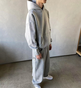 ชุดวอร์มผ้าฟลีซหนานุ่ม สไตล์สตรีทแวร์ กางเกงจ็อกเกอร์ผู้ชาย - Product Image 3