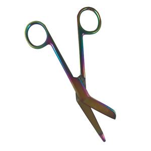 Tijeras para Vendajes de Enfermería HERMANN MEDITECH, Recubiertas, de Acero Inoxidable 30g, Herramienta de Corte Médica con Punta Roma para una Extracción Segura de Apósitos - Product Image 6