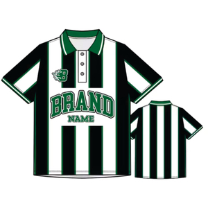 2025 algodón sólido de moda para hombres para Polos nueva colección de verano caliente con cuello botón diseño liso - Product Image 5