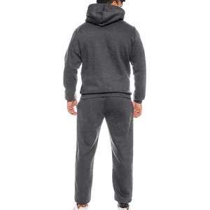 2025 nouveauté mode survêtement 2 pièces ensemble 100% coton biologique Slim Fit survêtements pour hommes - Product Image 3