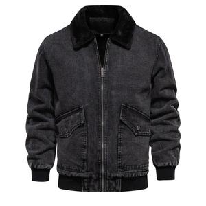 Chaqueta vaquera High Street Vibe para hombre, armadura de motocicleta de nicho de estilo americano, diseño de moda, ajuste informal recubierto de sensibilidad - Product Image 4