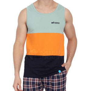 Débardeur pour homme en coton 100% respirant, tricoté, de haute qualité, pour la pratique du fitness, design et taille personnalisés, best-seller, prix avantageux - Product Image 2