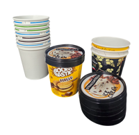 Gobelet en papier jetable DPAP600 de 20 oz à paroi simple, imprimé sur mesure, de qualité alimentaire, pour boissons froides, personnalisable (Turquie)
