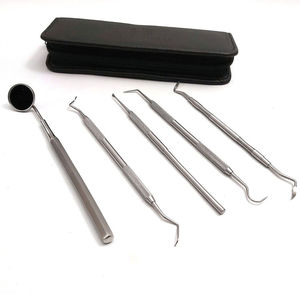 Kit de Herramientas Dentales de Acero Inoxidable para Limpieza Dental, Raspador Dental, Palillo de Dientes, Espejo Bucal y Pinzas de SurgiRight - Product Image 4