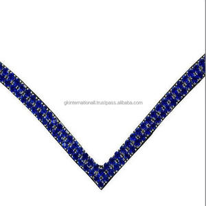 Bandeau à sourcils multicolore en cristal, 2 m de bonne qualité, en forme de V, décoratif, Type de sourcils cheval - Product Image 5