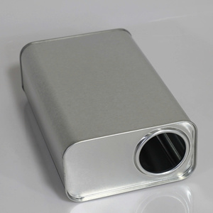 Bền 1L vuông tin có thể leakproof rustproof công nghiệp chất bôi trơn dầu container an toàn lưu trữ kim loại lon cho sản phẩm gia dụng - Product Image 1