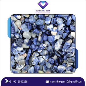 Exporting Finest Range of Home Decoration Use Lovely Agate Type Polish Sodalite Tumbled <b>Crystal</b> Chips for Sale - Product Image 5