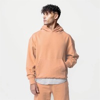 345 GSM forro polar transpirable Casual peso pesado de talla grande pulóver sudaderas con capucha pantalones de chándal conjunto de invierno