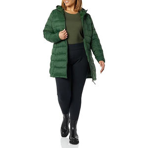 Cotton Filling Lightweight Latest Design Fashionable Coat Custom Printing Logo Winter Luxury <b>Plus</b> <b>Size</b> Plain <b>Women</b> Puffer <b>Jacket</b> - Product Image 6