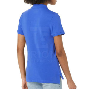 เสื้อโปโลผู้หญิงดีไซน์ล่าสุดปี 2026 เสื้อโปโลผ้าฝ้ายผสมโพลีเอสเตอร์สำหรับฤดูร้อน เสื้อโปโลผู้หญิงขายส่งพร้อมโลโก้สั่งทำ - Product Image 2