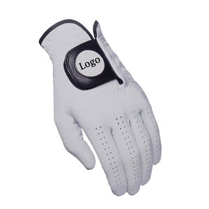 Gants de golf pour hommes en cuir véritable Cabretta, fabriqués sur mesure, antidérapants, fabrication OEM, logo personnalisé, qualité supérieure, vente en gros - Product Image 1