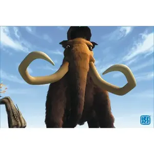 Carte pop-up A5 Ice Age, impression numérique, carte de remerciement, carte d'affaires, carte d'amour, carte d'anniversaire, en papier et PVC imprimés - Product Image 1