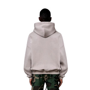 Jersey de moda informal de algodón 100% de la mejor calidad para hombre, sudaderas con capucha transpirables de gran tamaño para invierno, bordado OEM para invierno - Product Image 3